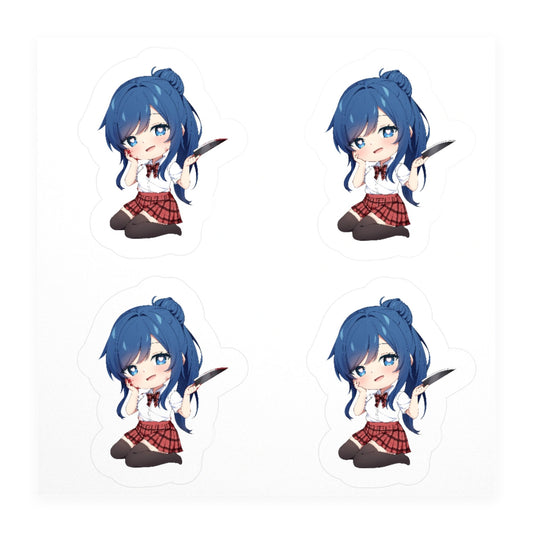 Chibi Yandere Sinnon Sticker Sheet – Sinnon Nightcore merch