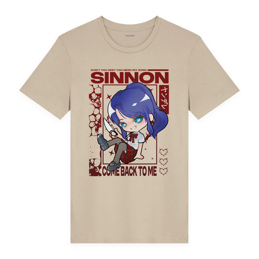 Come Back To Me T-Shirt – Sand – Sinnon Nightcore merch