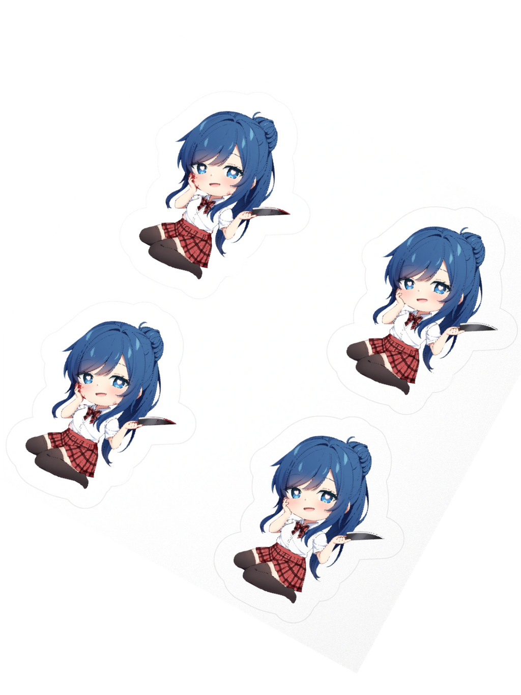 Chibi Yandere Sinnon Stickers