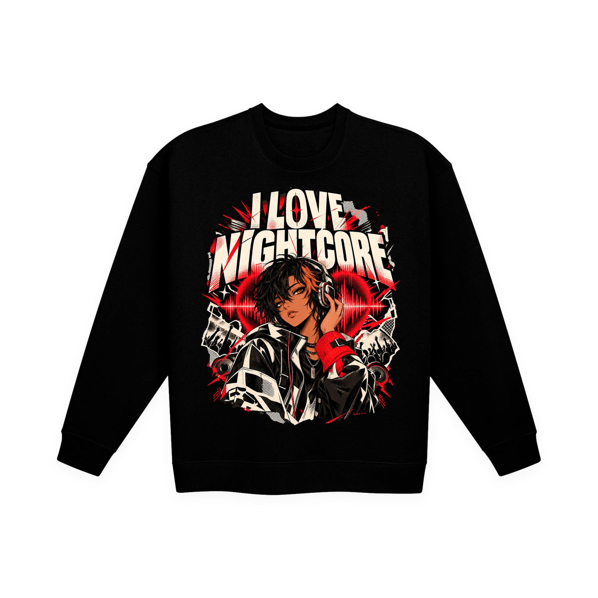I LOVE NIGHTCORE Classic Sweatshirt – I LOVE NIGHTCORE merch