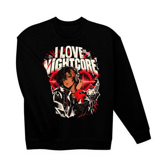 I LOVE NIGHTCORE Classic Sweatshirt – I LOVE NIGHTCORE merch