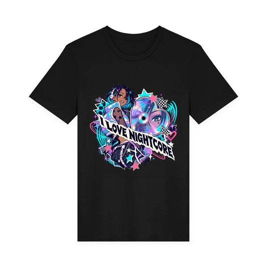 I LOVE NIGHTCORE Neon T-Shirt – I LOVE NIGHTCORE merch