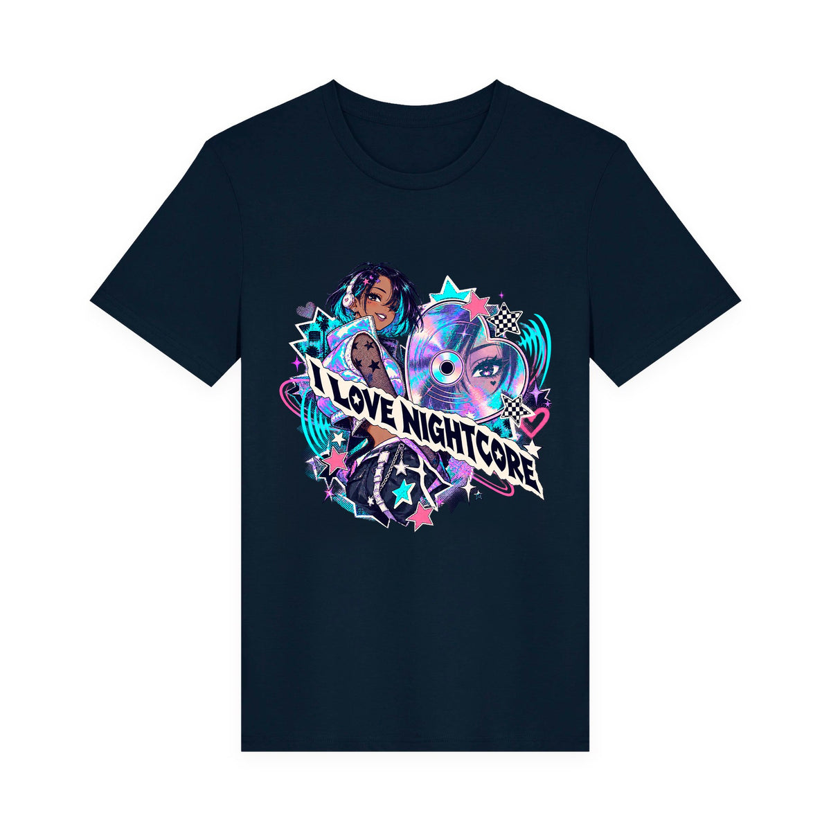 I LOVE NIGHTCORE Neon T-Shirt – I LOVE NIGHTCORE merch