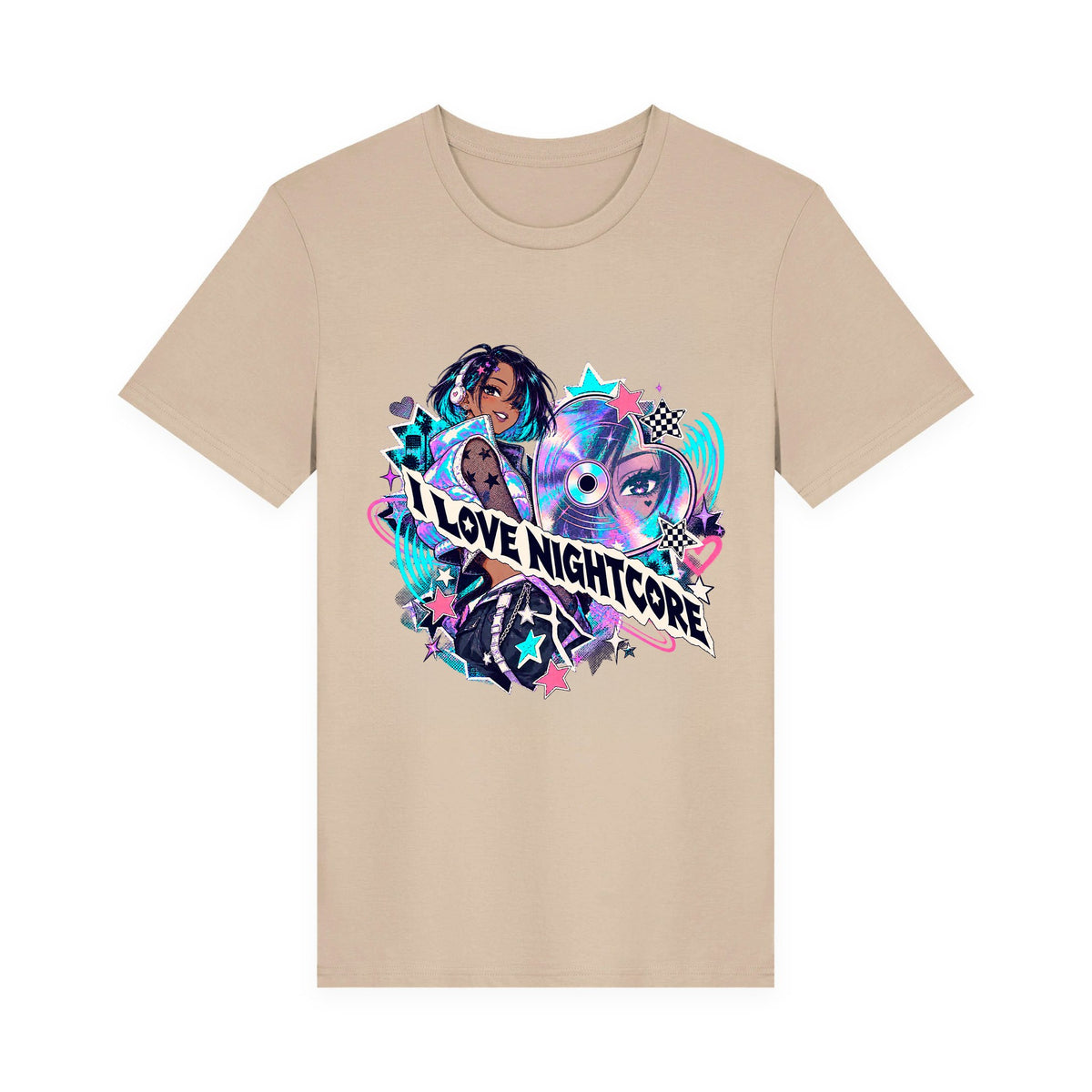 I LOVE NIGHTCORE Neon T-Shirt – I LOVE NIGHTCORE merch