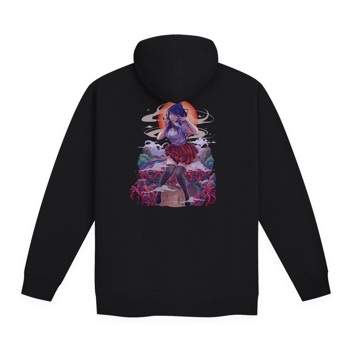 Red Spider Lily Zip Up Hoodie – Sinnon Nightcore merch