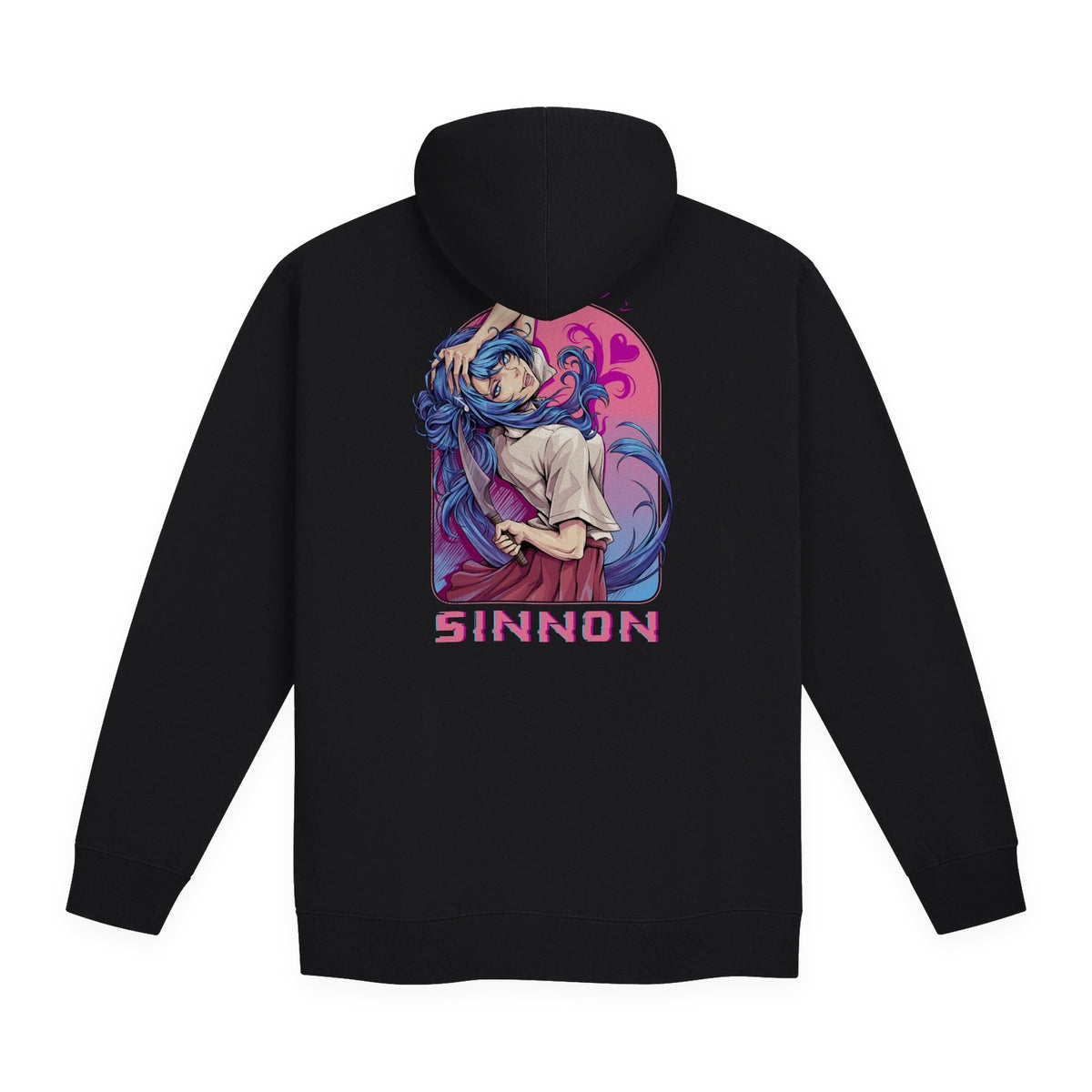 Yandere Sinnon Zip Up Hoodie – Sinnon Nightcore merch