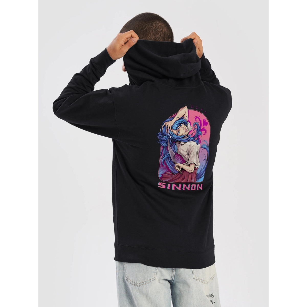 Yandere Sinnon Zip Up Hoodie – Sinnon Nightcore merch